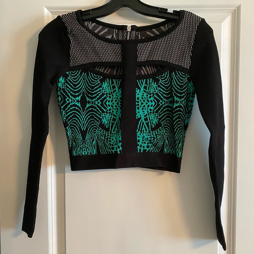 Bebe Crop Top Sweater- Size Small